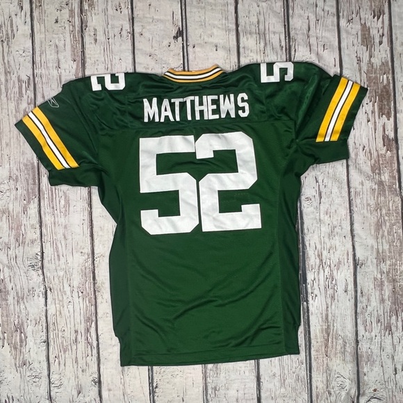 Green Bay Packers Clay Mathews Reebok NFL Football Stitched Jersey - Picture 2 of 5